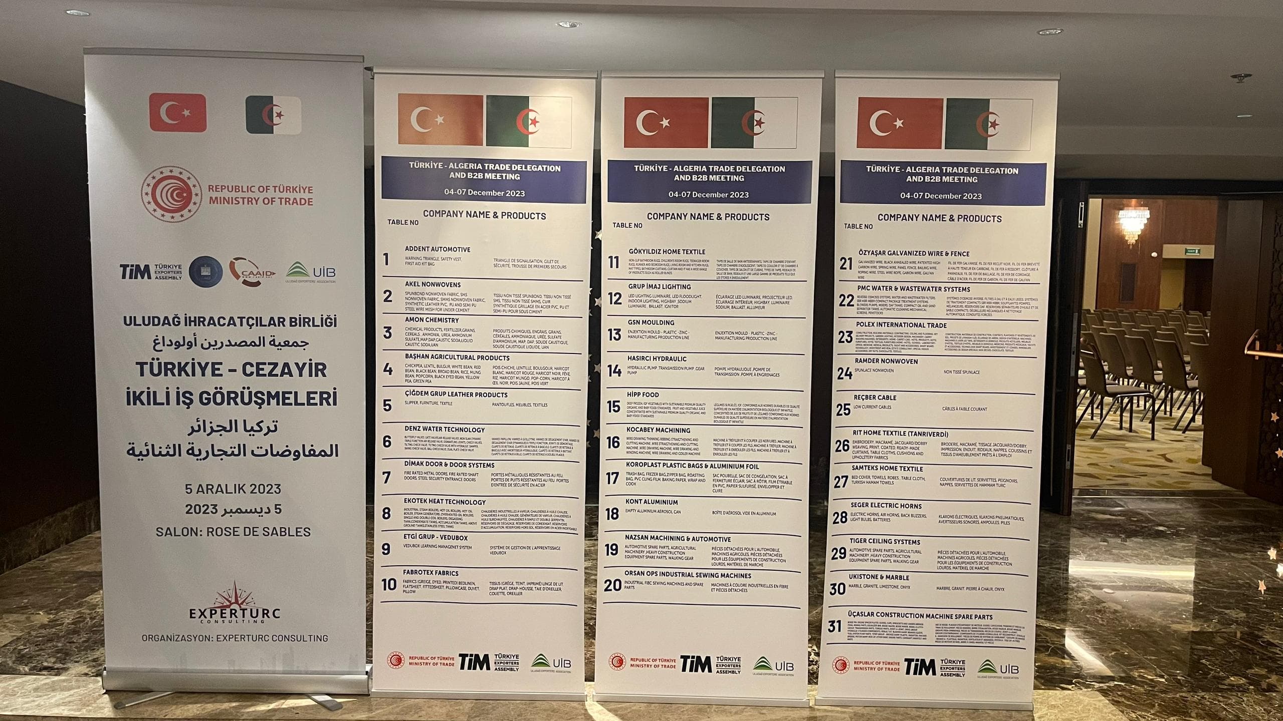 Katılımcı Firma Listesi
